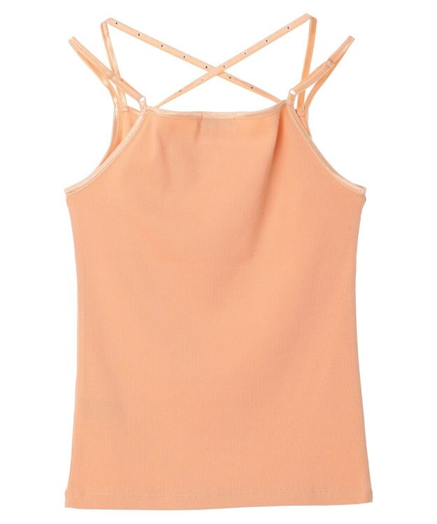 earth music&ecology キラキララインストーンキャミ Orange