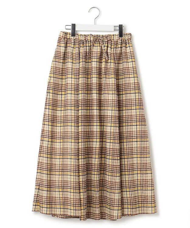J.PRESS YORK STREET 【WOMEN】チェックフレアスカート