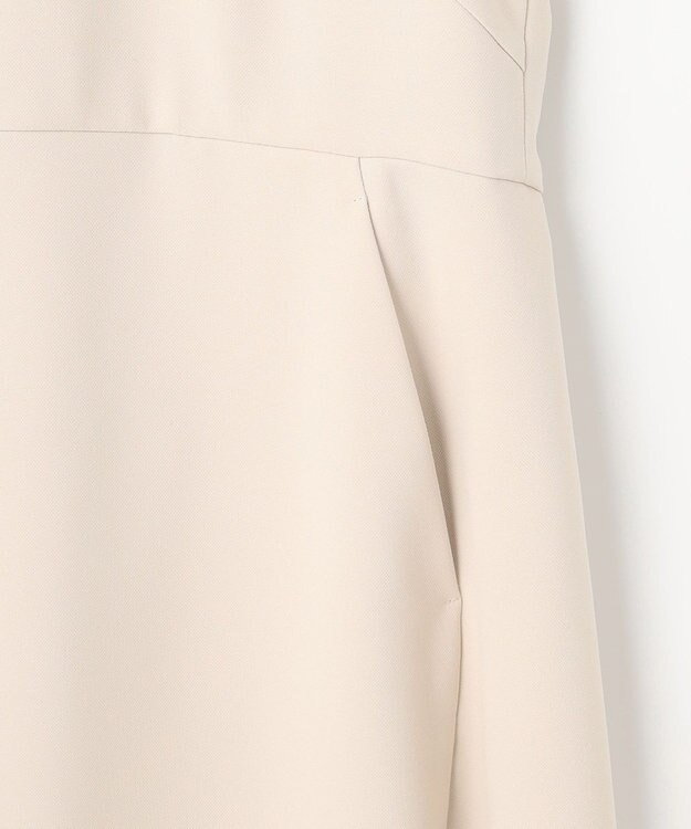 組曲 【KUMIKYOKU NAVY】コンフォータブルドレープフリル ワンピース アイボリー系