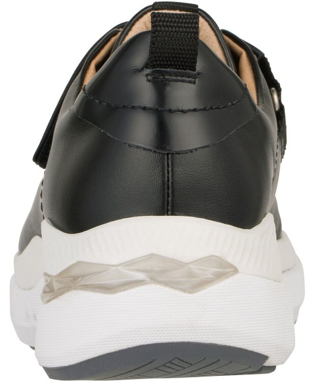 ASICS WALKING ペダラ ライドウォーク レディース 2E 3.5cmヒール ブラック系