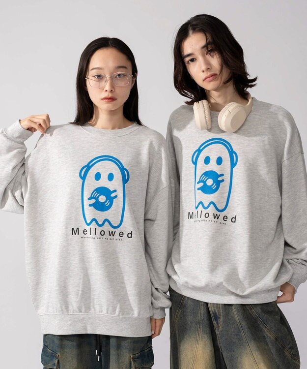 WEGO 【2025年秋冬新作/SMLXLサイズ展開/ユニセックス着用ITEM】アソートグラフィックプルオーバー 柄2