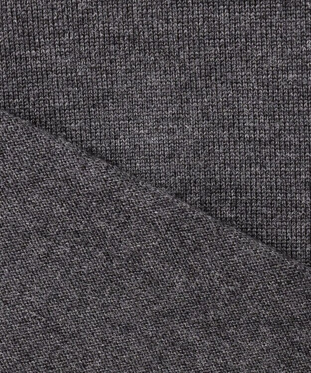 23区 【CLASSY.掲載/洗える】エンブロイダリー ジオメトリックレースコンビ ニット グレー系