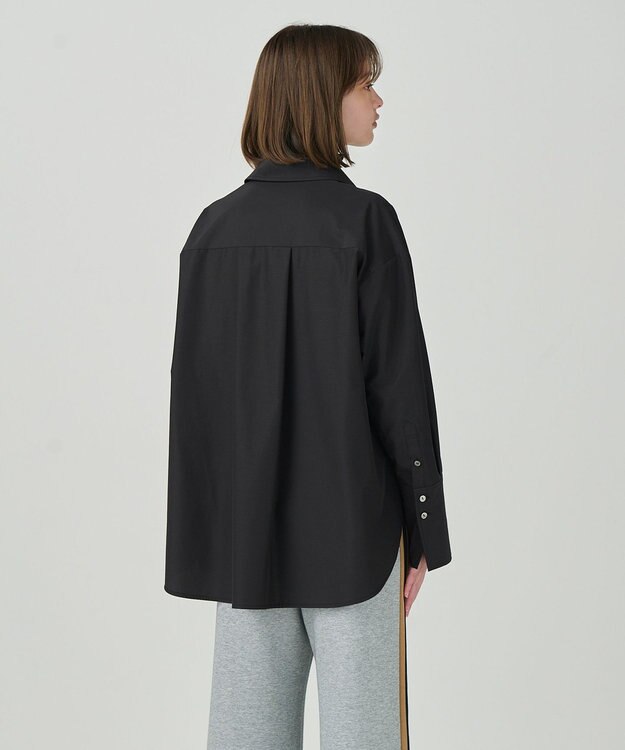 GRACE CONTINENTAL 2WAYシャツブラウス ブラック