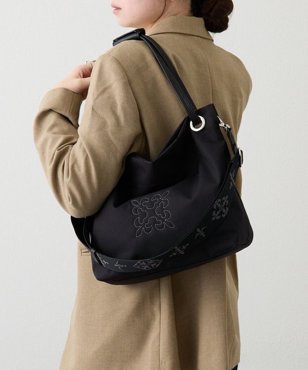 russet コーデュラナイロン3WAYトートバッグ(CE-1662) Black