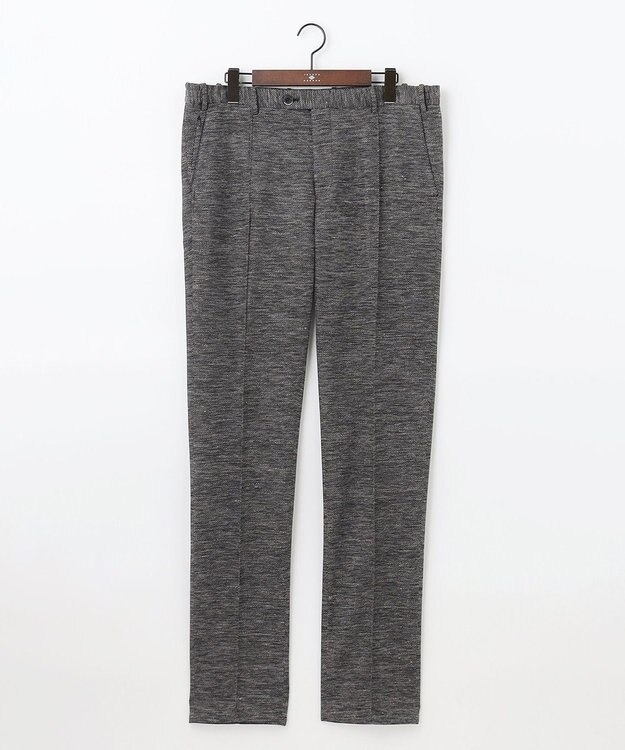 JOSEPH ABBOUD 【キングサイズ・JAPAN FABRIC】ウエスト伸びる ジャージー パンツ グレー系