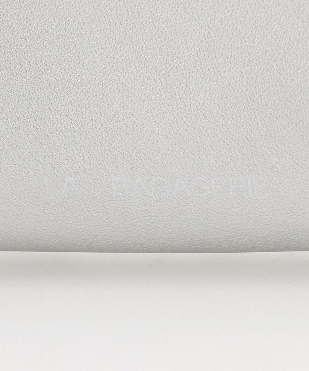 LA BAGAGERIE LA BAGAGERIE×chiyo ポーチ付きフリルエコバッグ シルバー