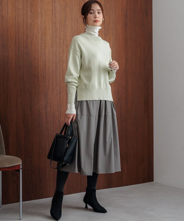 組曲 2WAYハンドルスクエアショルダー バッグ Mini ブラック系