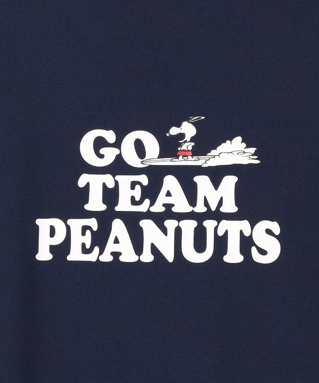 23区GOLF 【PEANUTS】【MEN】スヌーピーコラボ モックネックシャツ ネイビー系
