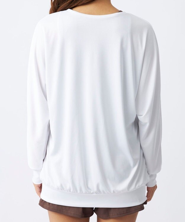 OP／FILA 【ocean pacific】ラッシュガード付き水着4点セット タンキニデザイン ブラウン