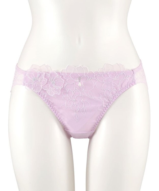 San-ai Resort（三愛水着楽園） 【SALE】エレガントコレクション【2505】バックレースショーツ パープル