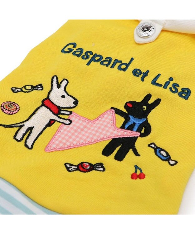 PET PARADISE リサとガスパール スイーツパーカー 小型犬 イエロー