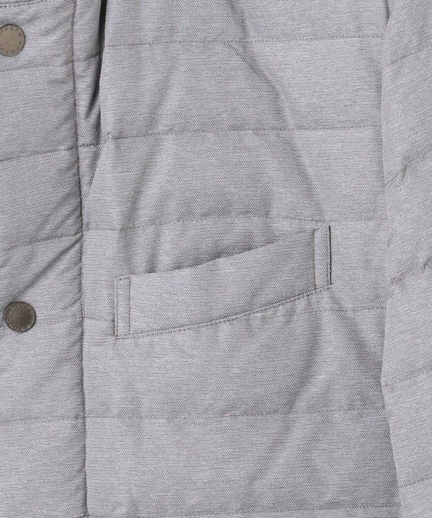 JOSEPH ABBOUD 【軽量/防風/形状記憶】インターレース ダウン ジャケット ライトグレー系