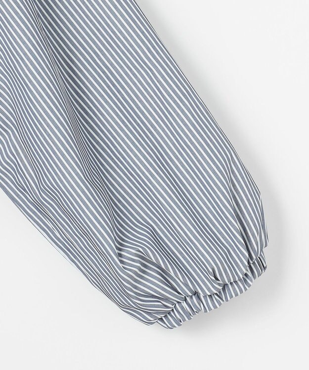 ANY L シャツコンビワンピース ネイビー