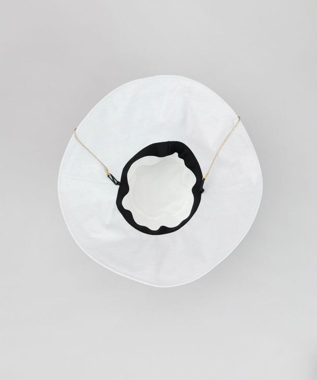 AURORA 【 Beaurance （ビューランス）】サマーシールド広つばキャペリンハット ホワイト