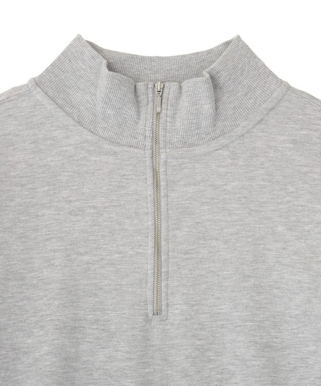 earth music&ecology レイヤーヘムワンピース Gray Mixture