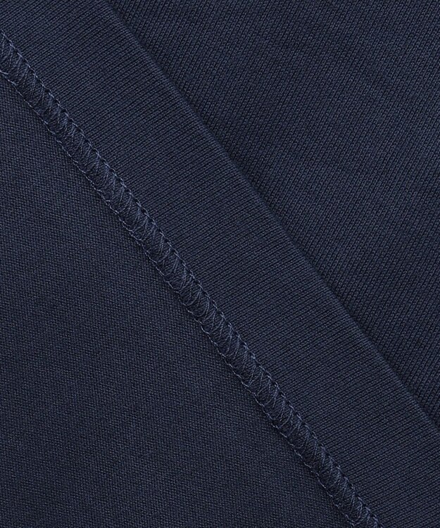 J.PRESS MEN 【UNISEX】ファブリックワッペンブルドックTシャツ ダルブルー系