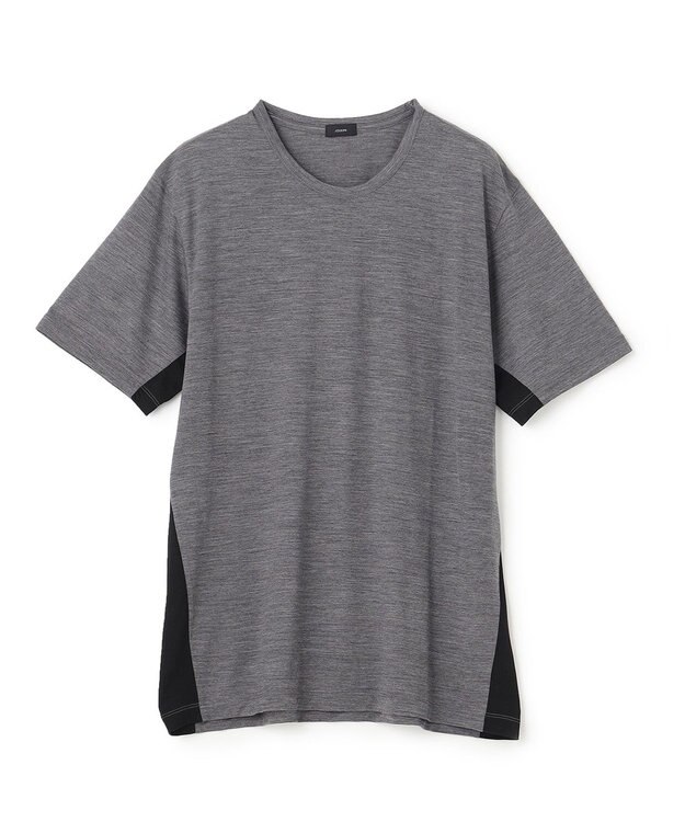 JOSEPH HOMME SUMMER WOOL JERSEY CREW NECK TEE ライトグレー系