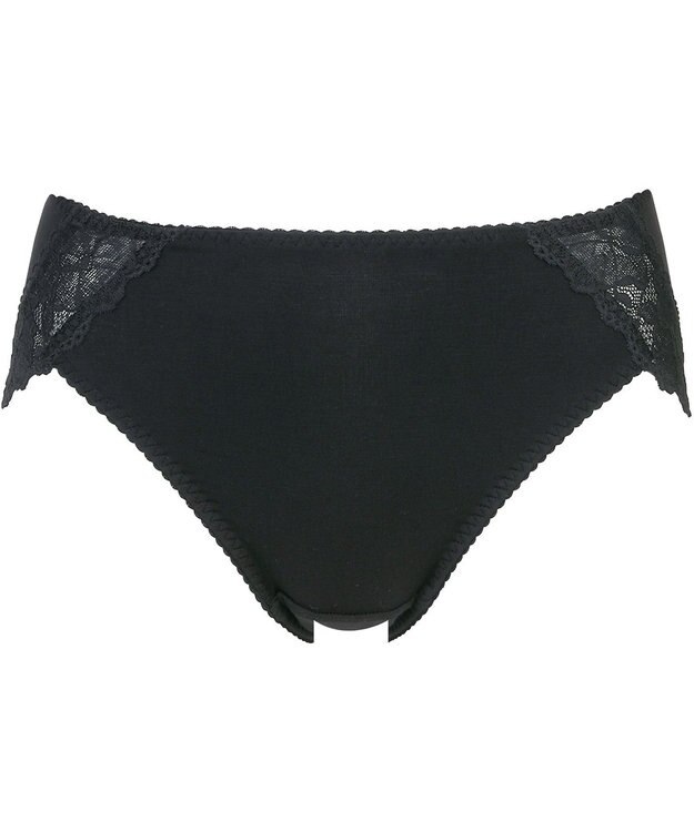 Wing ショーツ　【デイリーフィット　ショーツ】　はきこみ丈ふつう　ウイング／ワコール　EC1000 ブラック