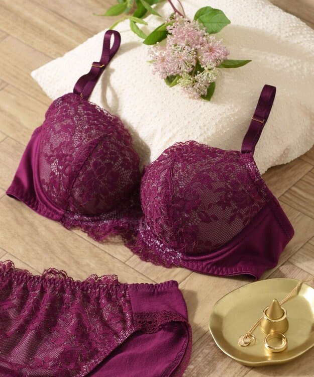 Wing 【ナチュラルアップブラ】 ふっくら自然なバストをメイク AA~Fカップ展開 KB3000 ウイング／ワコール ワイン