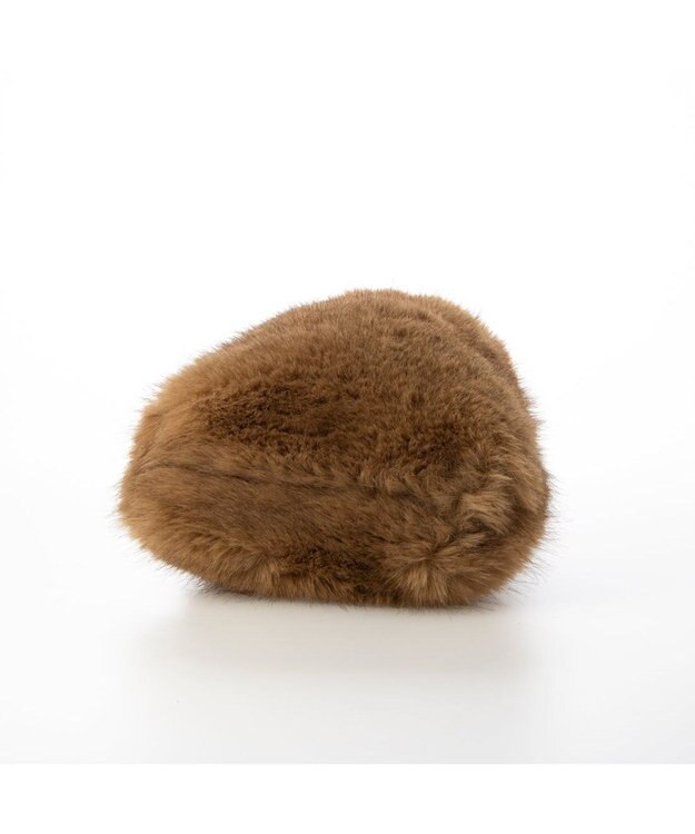 UNBILLION カシュカシュ cachecache / エコファーシンプル巾着ショルダーバッグ キャメル