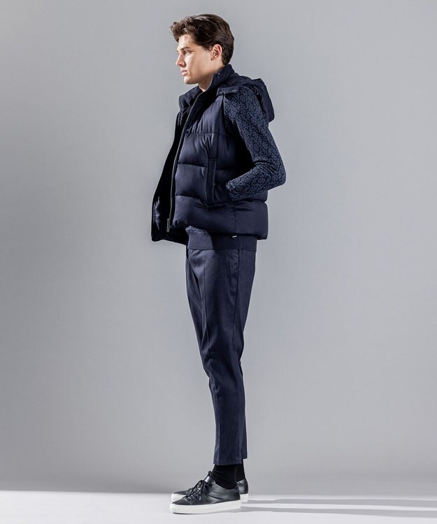 JOSEPH HOMME オーナメントジャガード　ニット ネイビー系5