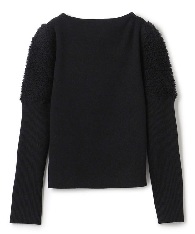 TOCCA 【洗える】CREAM PUFF KNIT ニットプルオーバー ブラック系