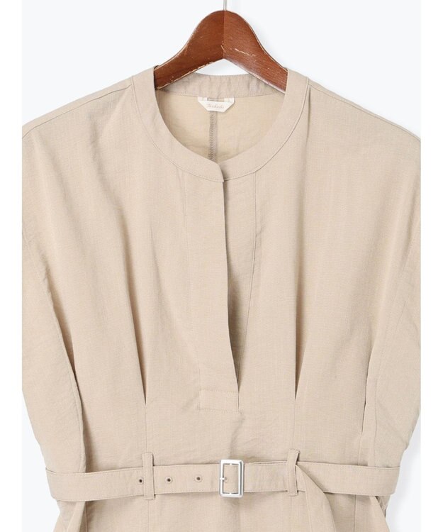 Te chichi ミリタリーチュニックシャツ ベージュ