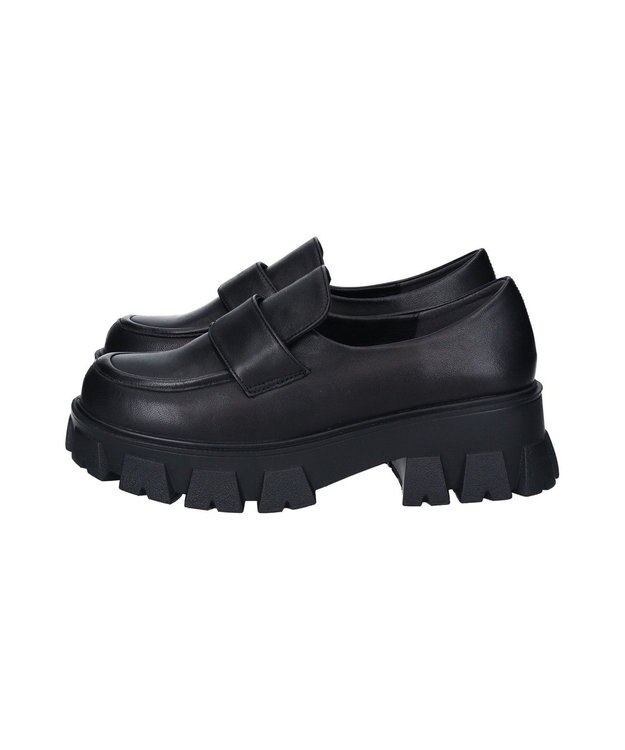 Bridget Birkin 【PARADIS COULEUR】防滑トラックソールローファー ブラック