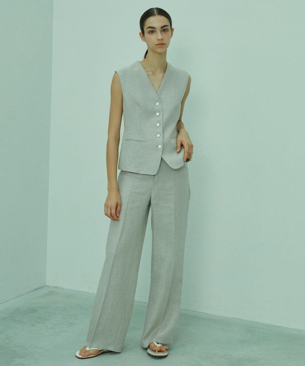 BEIGE， 【S-size】BURDOCK / ベスト Flax