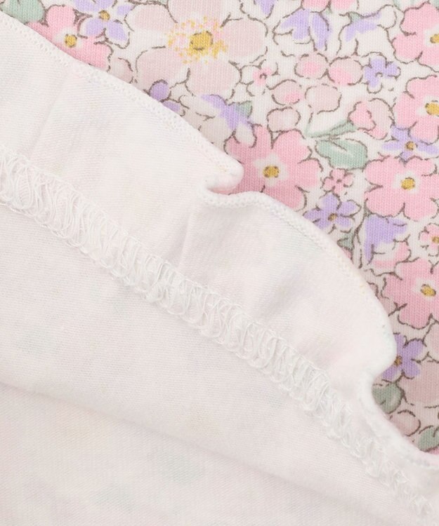 ANY KIDS 1分丈スパッツ ピンク系花柄