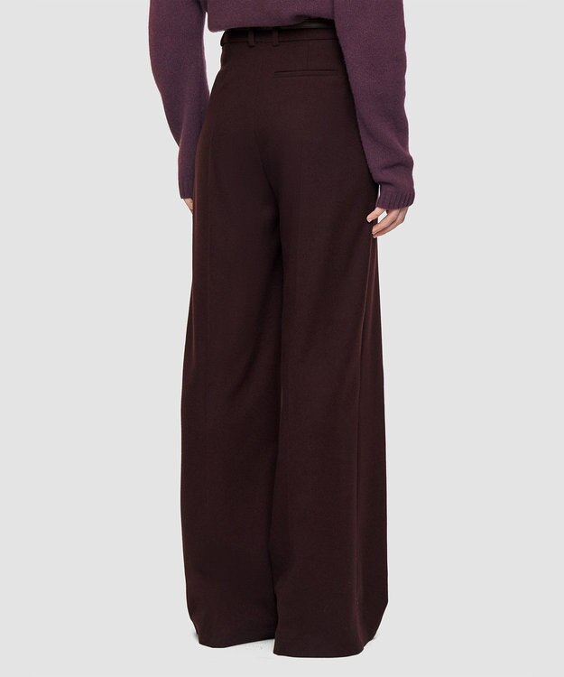 JOSEPH フランネルストレッチ　トラウザーズ Maraschino