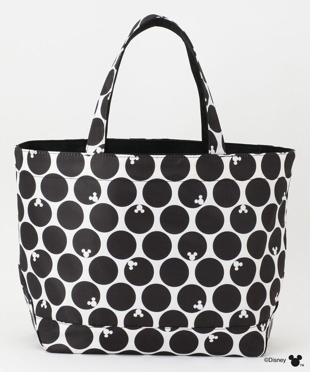 Y'SACCS 【Disney Collection】シルエットプリントトートバッグ　Mサイズ ブラック