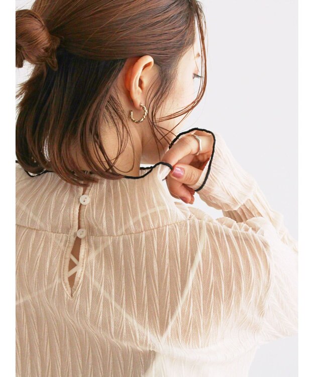 Te chichi ランダムプリーツシアーインナー クリーム