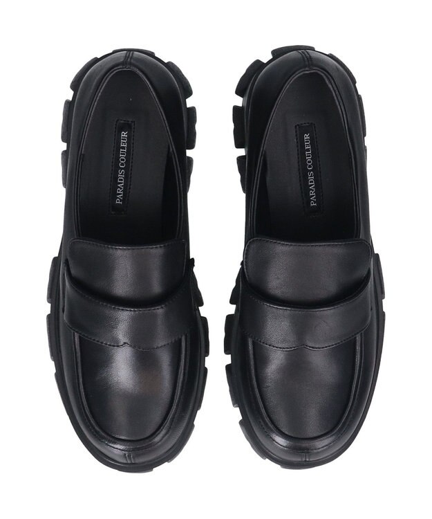 Bridget Birkin 【PARADIS COULEUR】防滑トラックソールローファー ブラック