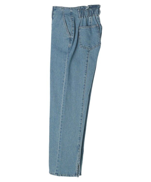 Green Parks ・ＥＬＥＮＣＡＲＥ　ＤＵＥ　バックスリットデニムパンツ Light Indigo