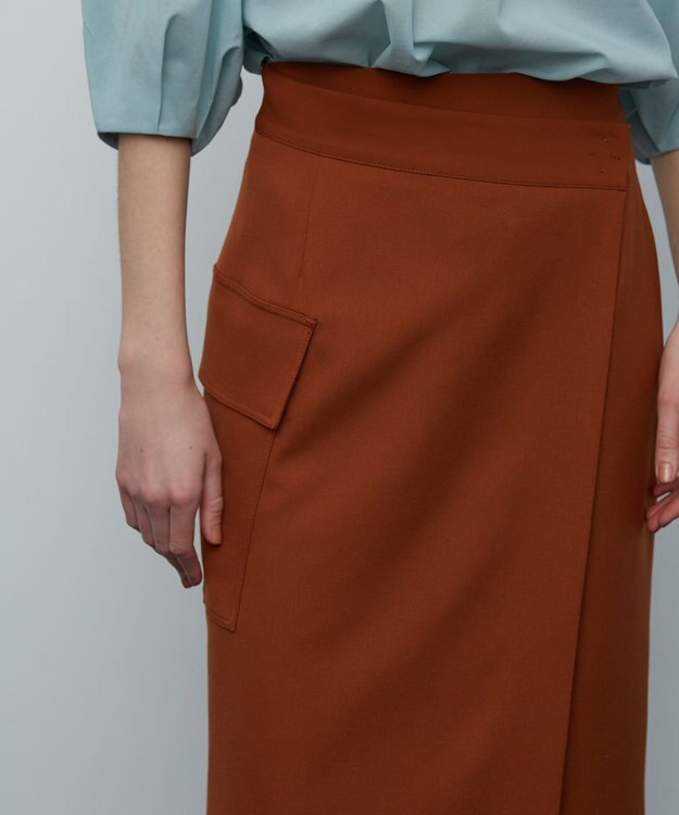 BEIGE， 【S-size】RABELAIS / ラップスカート Tan