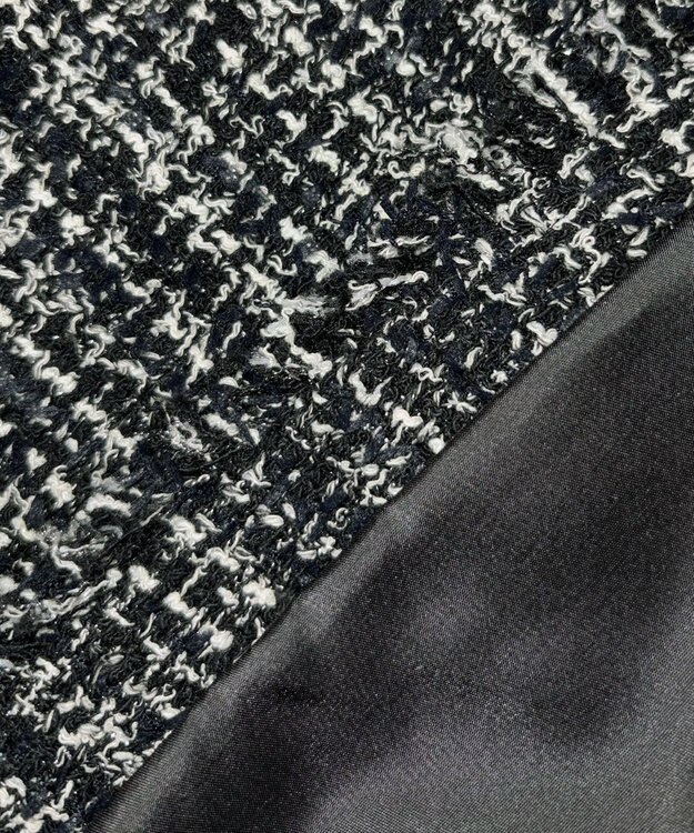 23区 【VERY掲載】GIOLICAツイード フォルム ジレ モノトーンミックス