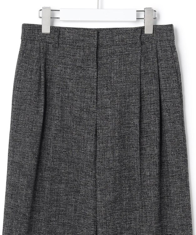 ICB L 【先行予約】ミックスブッチャー ワイドパンツ ブラック×オフホワイト