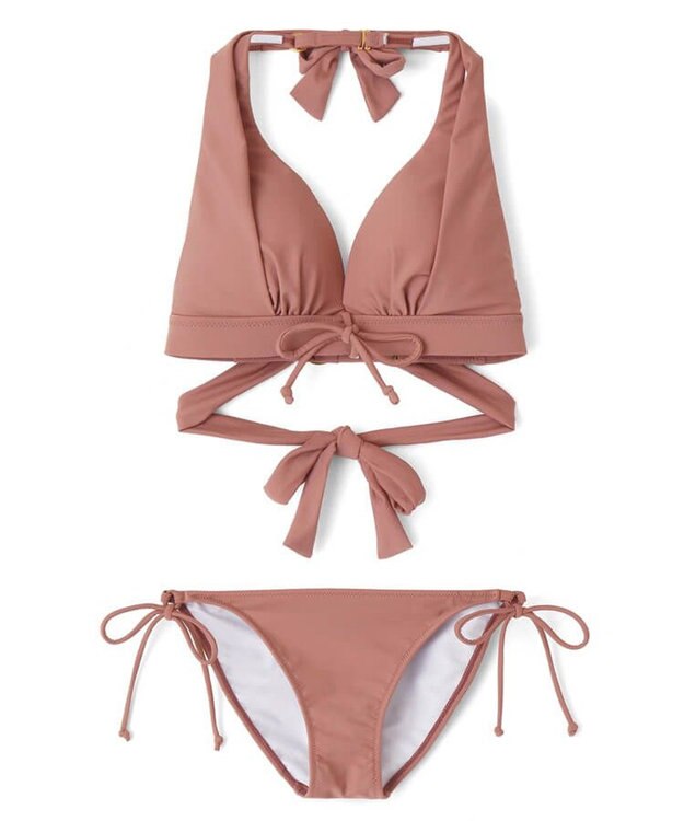 San-ai Resort（三愛水着楽園） ナチュラルだけどしっかり盛れる【ナチュラルアップブラ】ノンワイヤービキニ　7M・9M ピンク