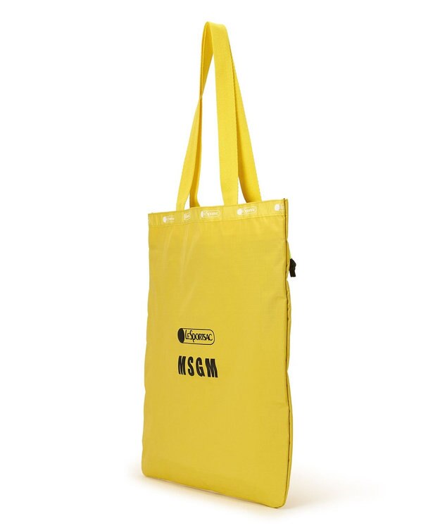 LeSportsac MSGM LG EMERALD TOTE/ロゴトートイエロー ロゴトートイエロー
