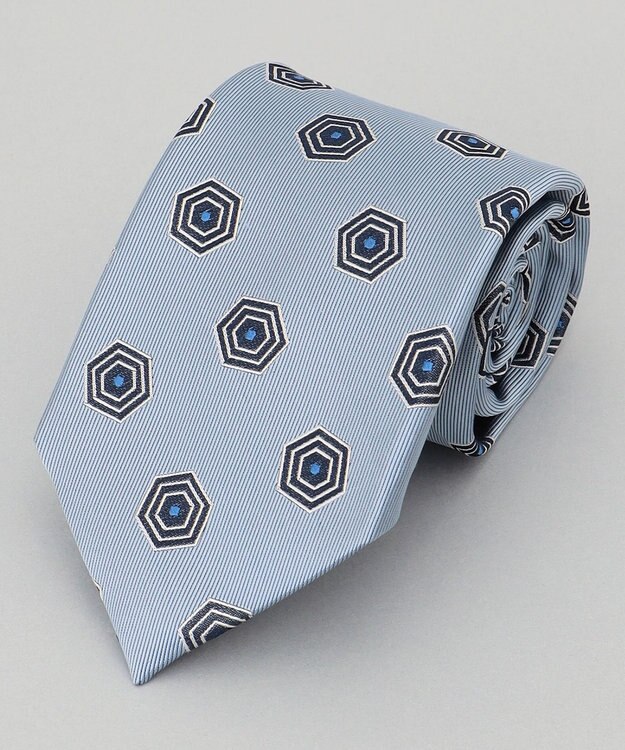 GOTAIRIKU 【日本製】西陣ネクタイ_サックスブルー系 サックスブルー系4