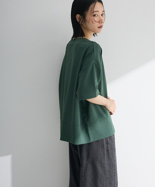 Green Parks テープパイピングリップルプルオーバー Green