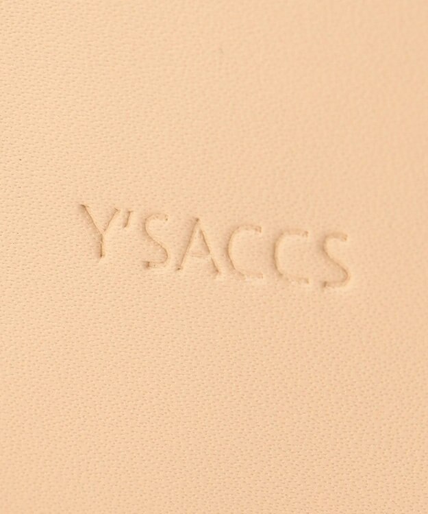 Y'SACCS モノグラムジャカード　ハーフムーン2WAYトート グレージュ