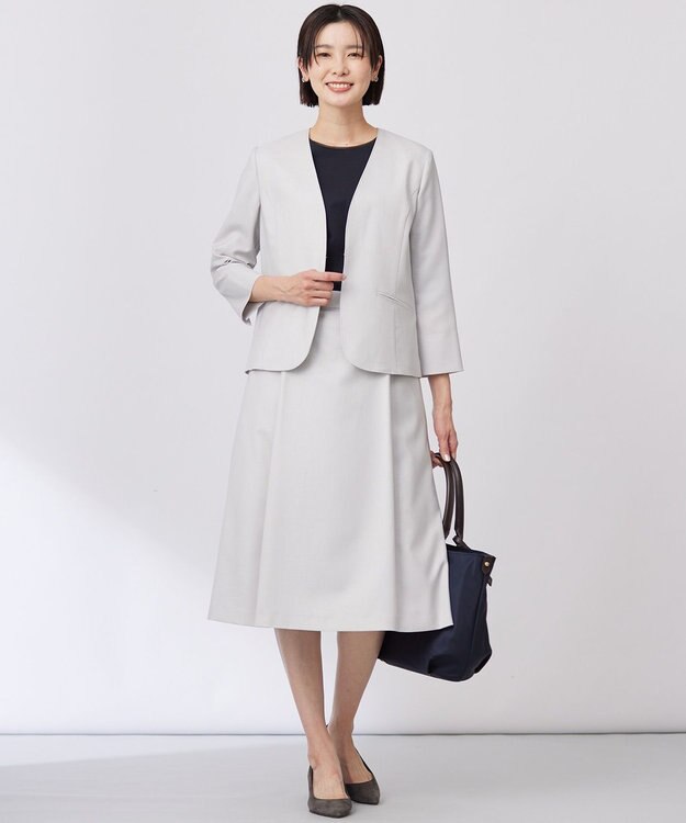 J.PRESS LADIES L 【WEB限定カラーあり・洗える】スムースジャージー カットソー ネイビー系