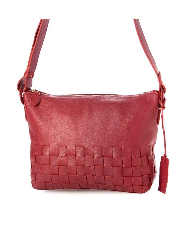 UNBILLION アトランタ ATLANTA / 牛革メッシュショルダー レッド