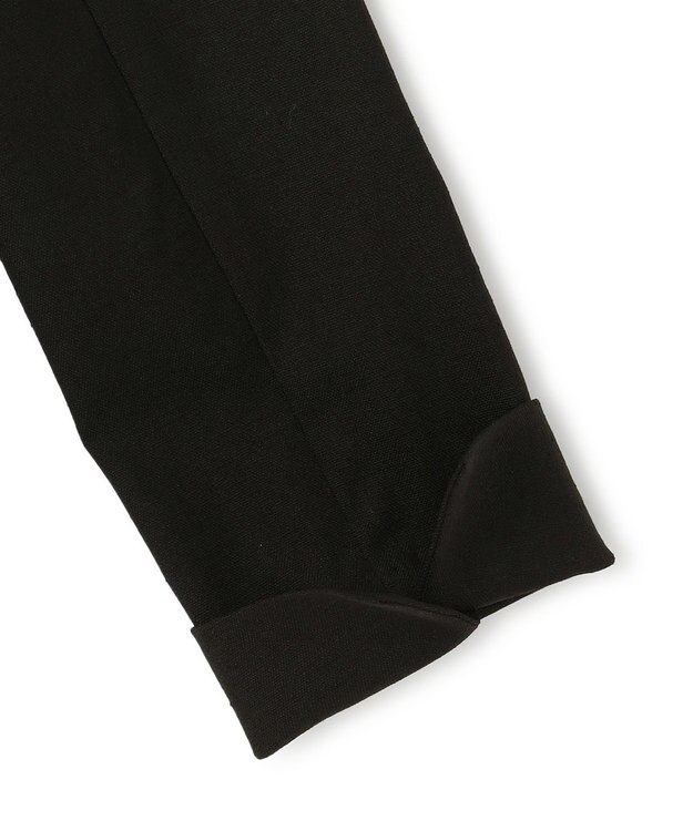 23区 【洗える/セットアップ対応】アイアスマットストレッチ ノーカラー ジャケット ブラック系