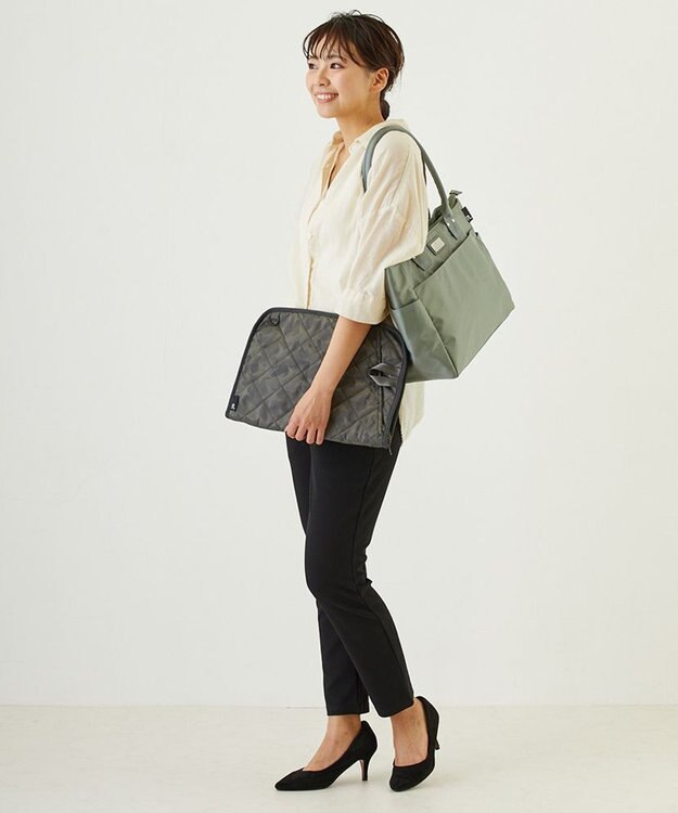 ROOTOTE 6798【PCケース：星柄迷彩】/ LT.ピモッテ.キルトスター-B 02：スターカーキ