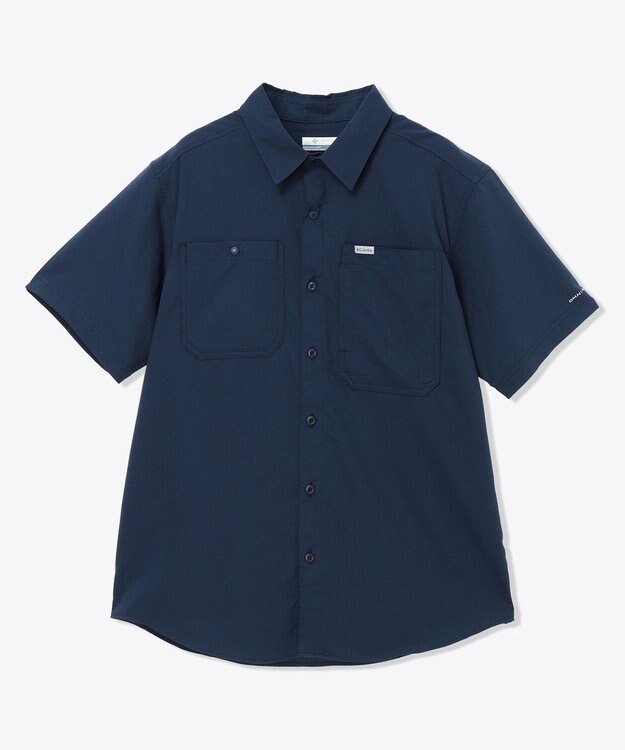 Columbia Columbia/ シルバーリッジユーティリティIIショートスリーブシャツ /コロンビア Collegiate Navy