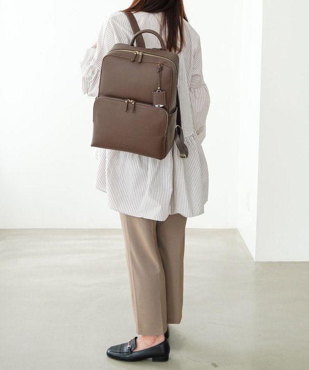 ACE BAGS & LUGGAGE 【雑誌掲載】 Jewelna Rose フレイヤ・リュック２ A4サイズ 13.3インチPC 16126 ジュエルナローズ 通勤 ビジネスバッグ ダークブラウン