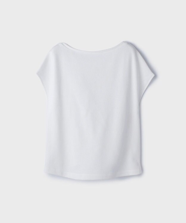 GRACE CONTINENTAL ハートプリント裏毛トップ ホワイト